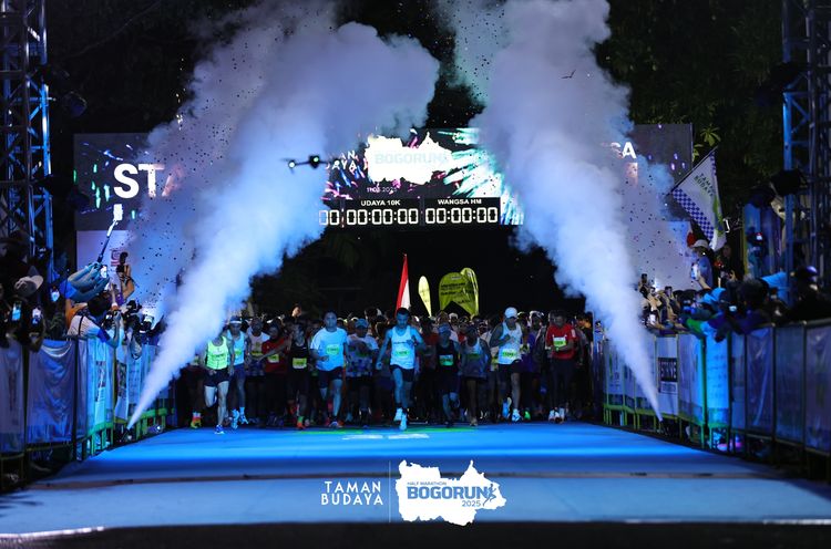 Race photo from Taman Budaya x BOGORUN 2025