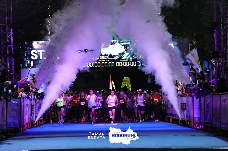 Race photo from Taman Budaya x BOGORUN 2025