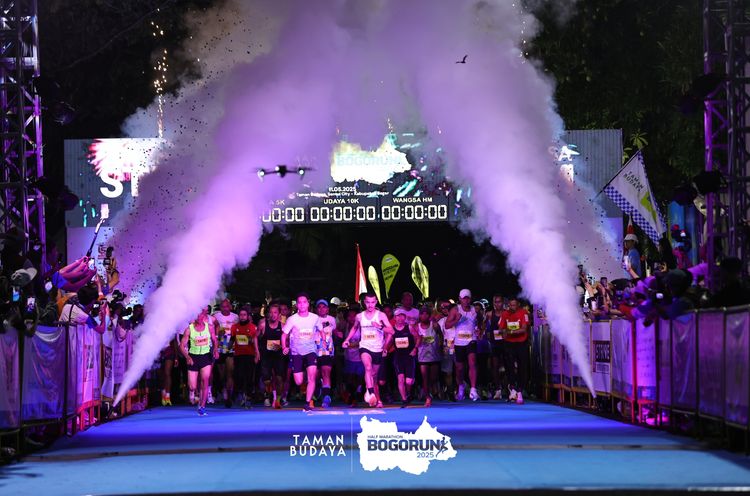 Race photo from Taman Budaya x BOGORUN 2025