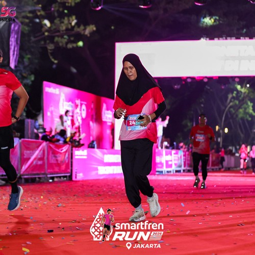 Race photo from SMARTFREN RUN 2026