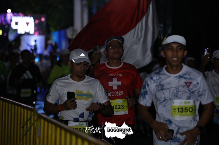 Race photo from Taman Budaya x BOGORUN 2025