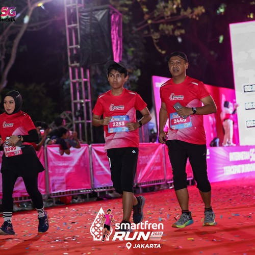 Race photo from SMARTFREN RUN 2026