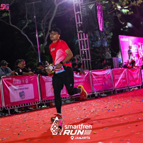 Race photo from SMARTFREN RUN 2026