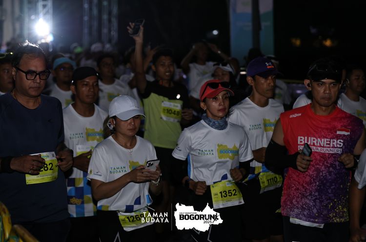 Race photo from Taman Budaya x BOGORUN 2025