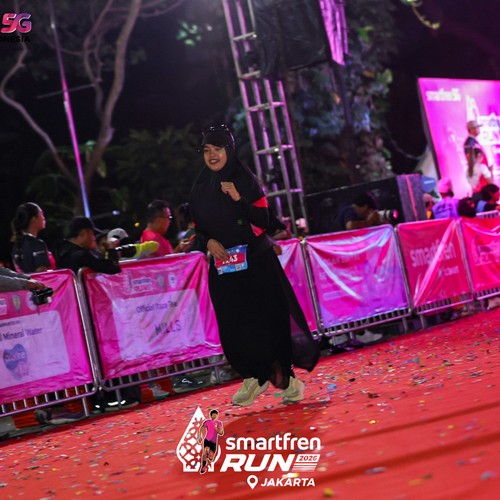 Race photo from SMARTFREN RUN 2026