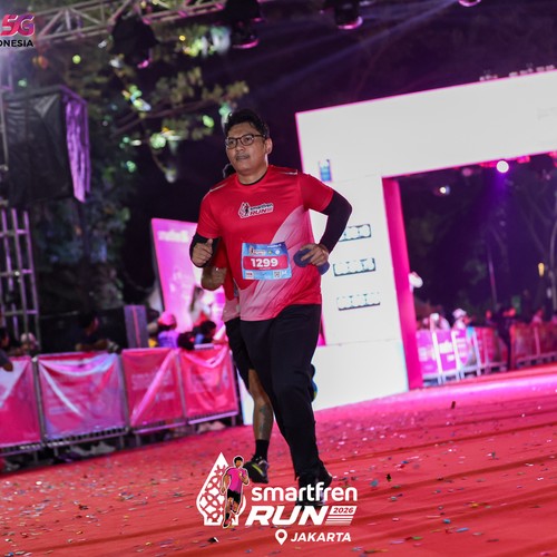 Race photo from SMARTFREN RUN 2026
