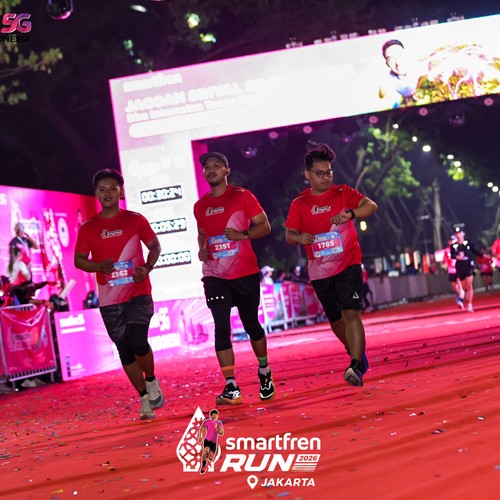 Race photo from SMARTFREN RUN 2026