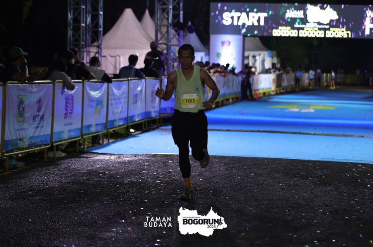 Race photo from Taman Budaya x BOGORUN 2025