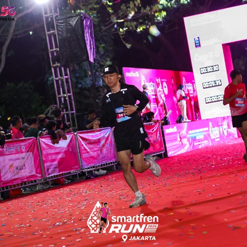 Race photo from SMARTFREN RUN 2026
