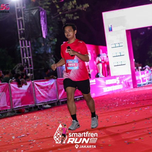 Race photo from SMARTFREN RUN 2026