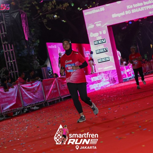 Race photo from SMARTFREN RUN 2026
