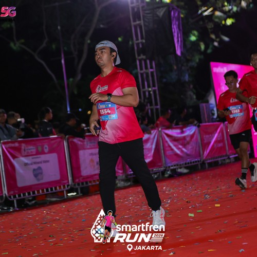 Race photo from SMARTFREN RUN 2026