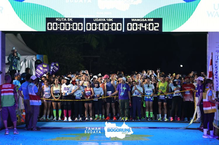 Race photo from Taman Budaya x BOGORUN 2025