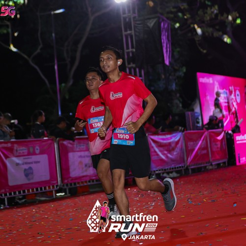 Race photo from SMARTFREN RUN 2026