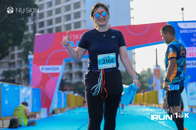 Race photo from Nu Skin Run 10K