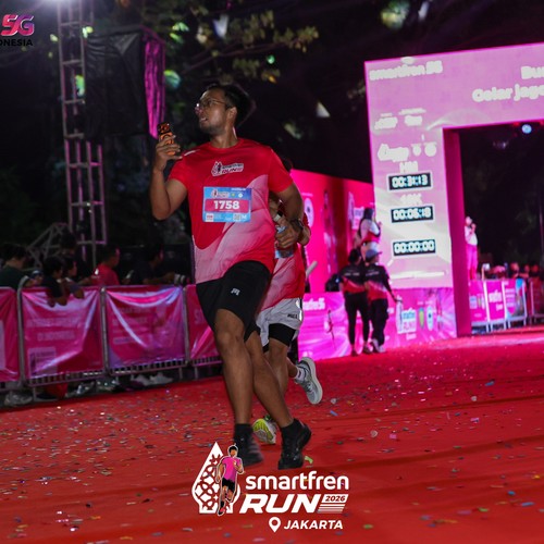 Race photo from SMARTFREN RUN 2026