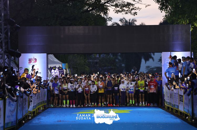 Race photo from Taman Budaya x BOGORUN 2025