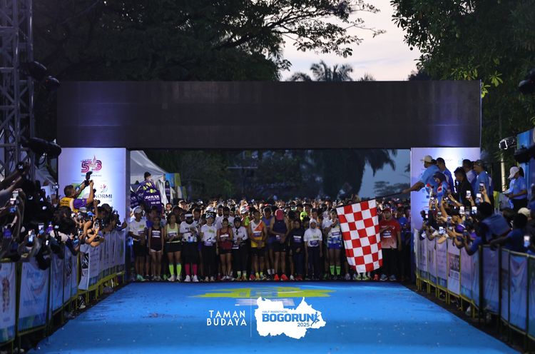 Race photo from Taman Budaya x BOGORUN 2025
