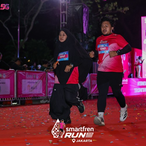 Race photo from SMARTFREN RUN 2026