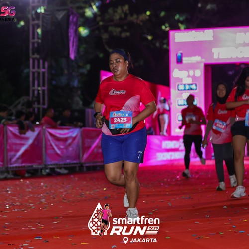 Race photo from SMARTFREN RUN 2026