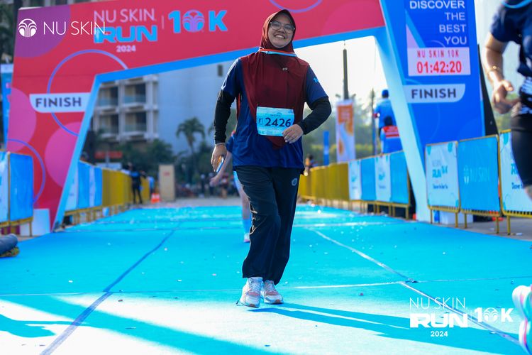 Race photo from Nu Skin Run 10K