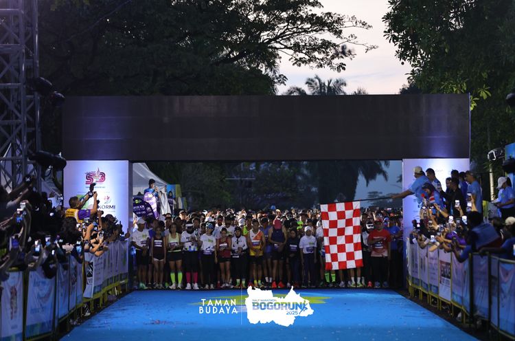 Race photo from Taman Budaya x BOGORUN 2025