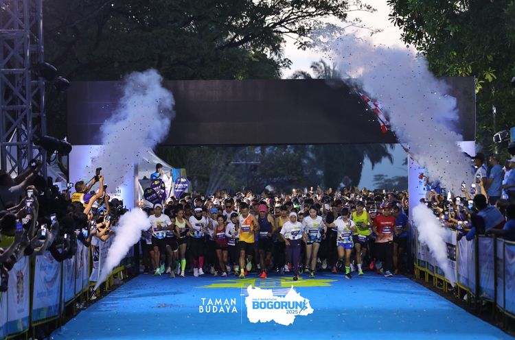 Race photo from Taman Budaya x BOGORUN 2025