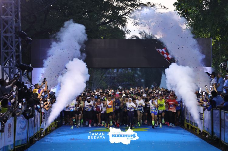Race photo from Taman Budaya x BOGORUN 2025