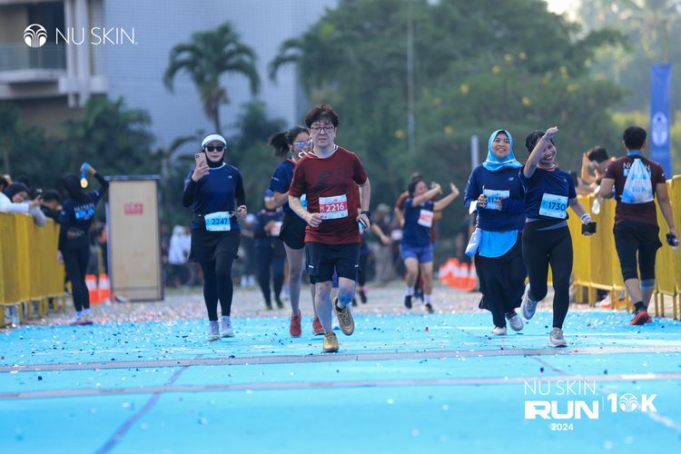 Race photo from Nu Skin Run 10K