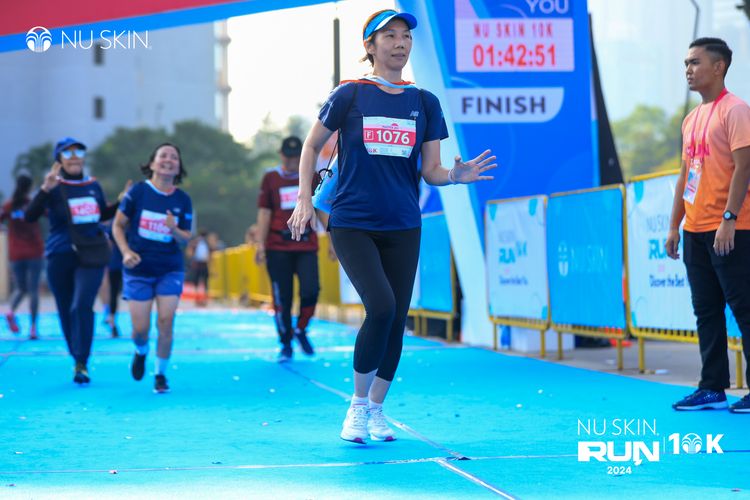 Race photo from Nu Skin Run 10K