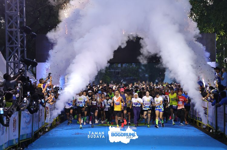 Race photo from Taman Budaya x BOGORUN 2025