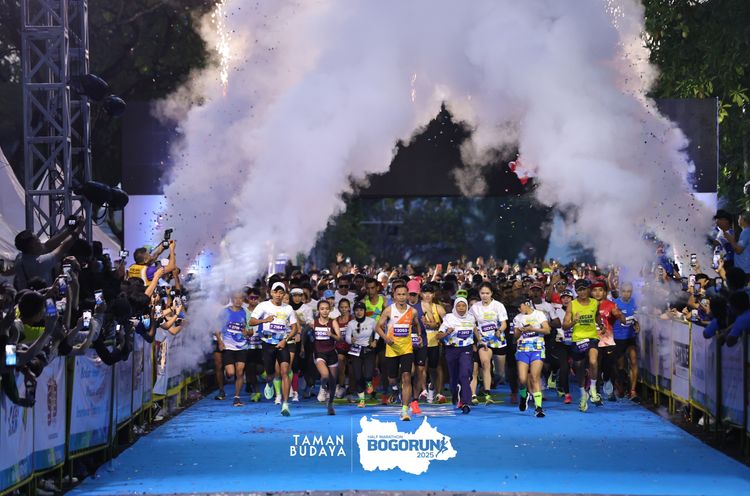 Race photo from Taman Budaya x BOGORUN 2025