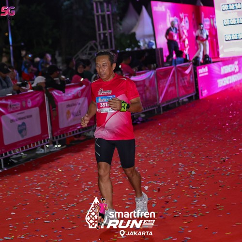 Race photo from SMARTFREN RUN 2026