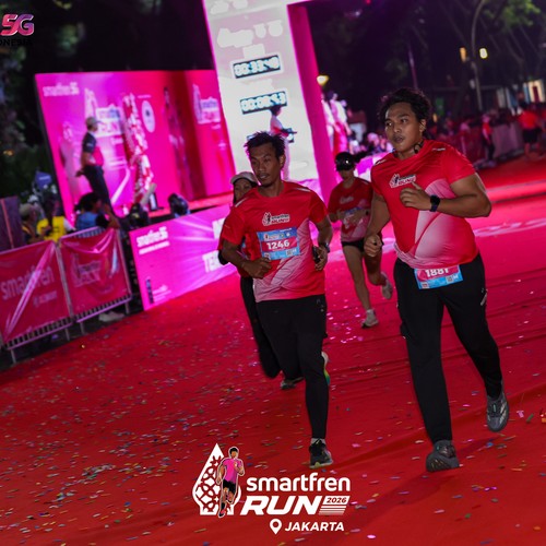 Race photo from SMARTFREN RUN 2026