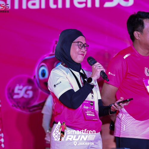 Race photo from SMARTFREN RUN 2026