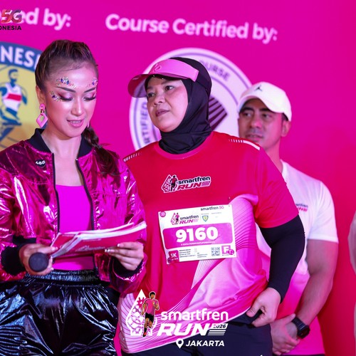 Race photo from SMARTFREN RUN 2026