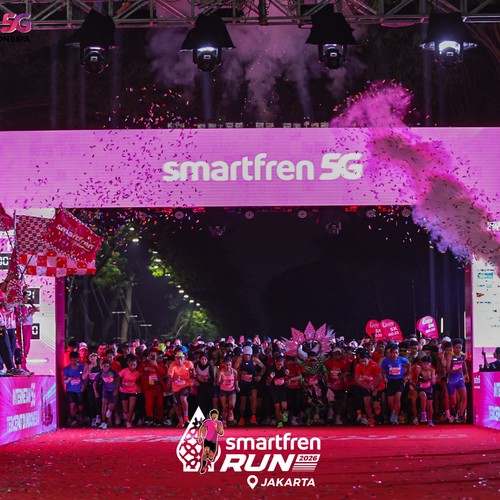 Race photo from SMARTFREN RUN 2026