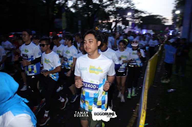 Race photo from Taman Budaya x BOGORUN 2025