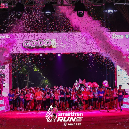 Race photo from SMARTFREN RUN 2026