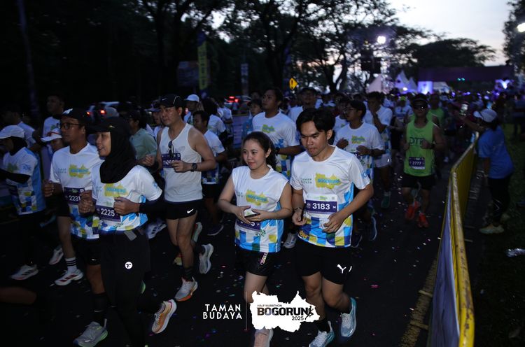 Race photo from Taman Budaya x BOGORUN 2025