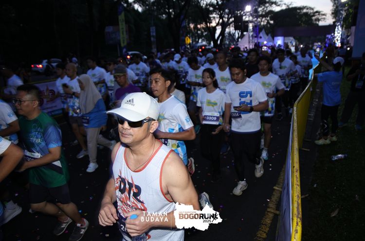 Race photo from Taman Budaya x BOGORUN 2025