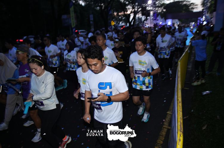 Race photo from Taman Budaya x BOGORUN 2025