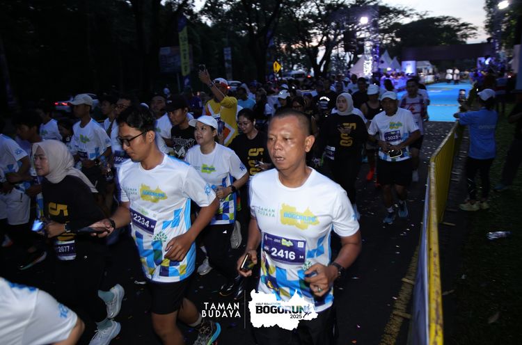 Race photo from Taman Budaya x BOGORUN 2025