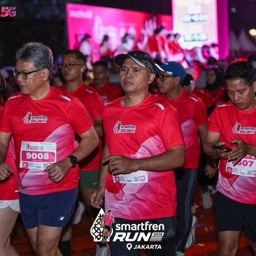 Race photo from SMARTFREN RUN 2026