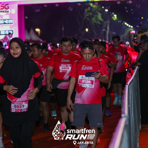 Race photo from SMARTFREN RUN 2026