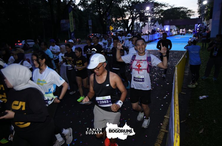 Race photo from Taman Budaya x BOGORUN 2025