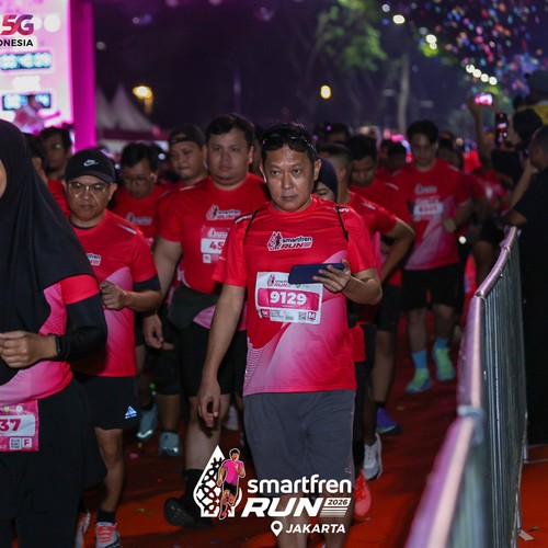Race photo from SMARTFREN RUN 2026