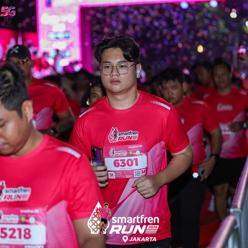 Race photo from SMARTFREN RUN 2026