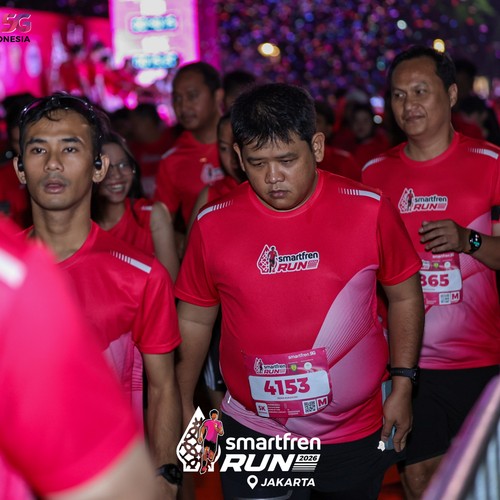 Race photo from SMARTFREN RUN 2026