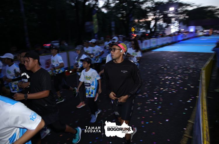 Race photo from Taman Budaya x BOGORUN 2025